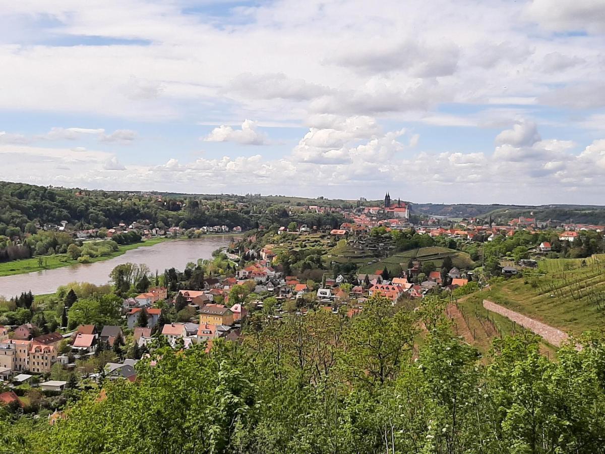 Ferienwohnung Elbsommer Am Weinberg Meißen Exterior foto