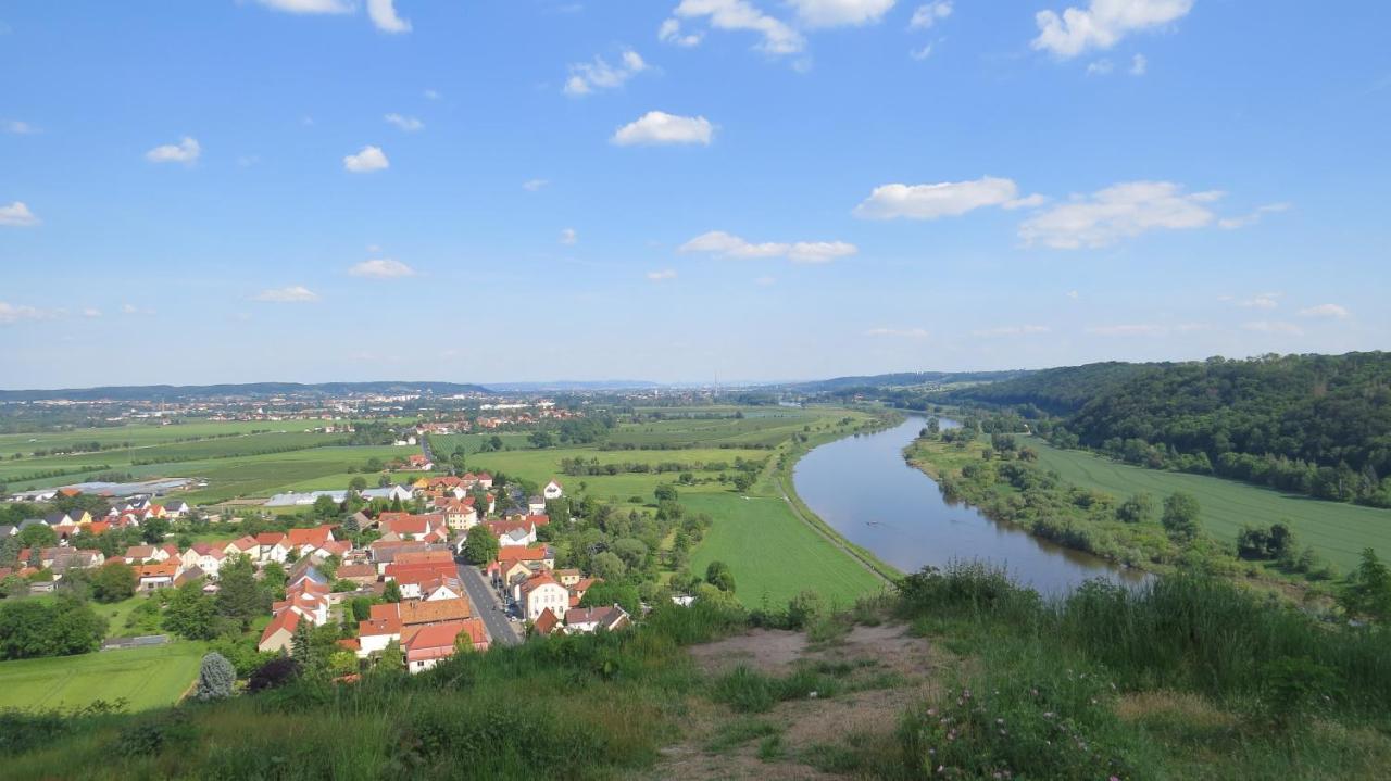 Ferienwohnung Elbsommer Am Weinberg Meißen Exterior foto
